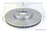 Disc frana COMLINE, Cod: ADC1089V