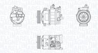 Компресор, климатизация 350103030043 MAGNETI MARELLI