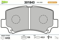 Bremsbelagsatz, Scheibenbremse