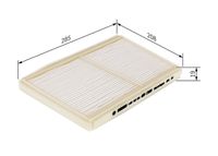 Filtru polen / aer habitaclu BOSCH, Cod: 1 987 432 225