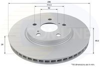 Disc frana COMLINE, Cod: ADC01138V