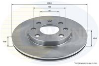 Disc frana COMLINE, Cod: ADC1406
