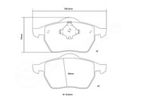 BREMBO High performance remblokkenset 3