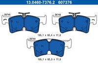 Bremsbelagsatz, Scheibenbremse