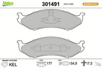 Bremsbelagsatz, Scheibenbremse
