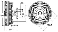 Thumbnail - Koppeling, radiateurventilator - CFC140000P - MAHLE