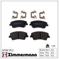 комплект спирачно феродо, дискови спирачки