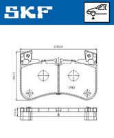 Bremsbelagsatz, Scheibenbremse