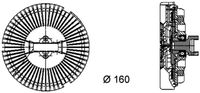 Thumbnail - Koppeling, radiateurventilator - CFC77000P - MAHLE