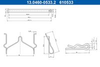 Zubehörsatz, Scheibenbremsbelag