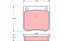 Bremsbelagsatz, Scheibenbremse