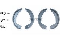 Bremsbackensatz, Feststellbremse