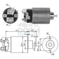 Solenoid, electromotor MEAT & DORIA, Cod: 46025
