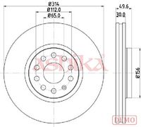 Disc frana ASHIKA, Cod: 60-00-0933C