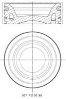 Thumbnail - Zuiger - 007PI00165002 - MAHLE