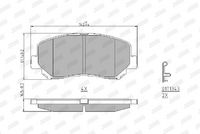 Bremsbelagsatz, Scheibenbremse