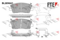 Bremsbelagsatz, Scheibenbremse