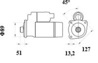 Thumbnail - Startmotor / starter - MS1041 - MAHLE