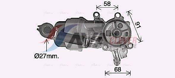 AVA Deutschland CN3307H Ölkühler, Motoröl