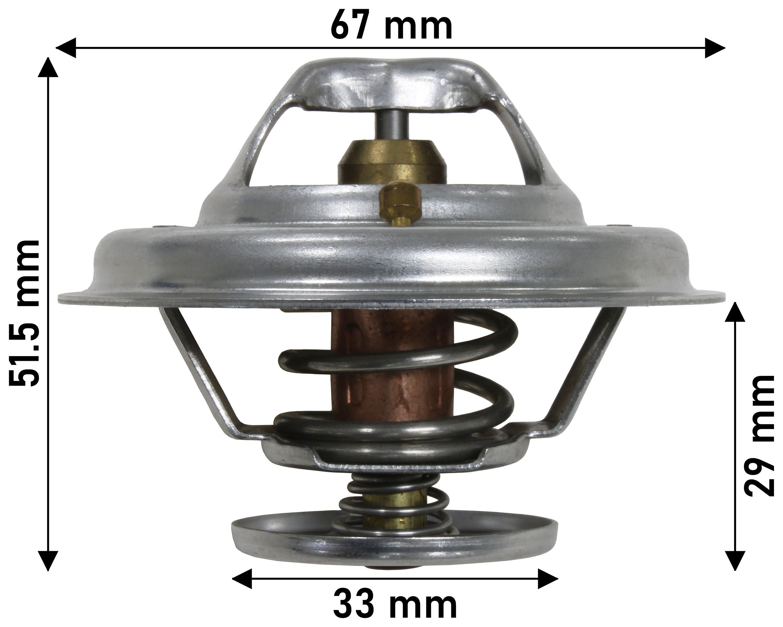 THERMOSTAT 67MM DIA 89C AUDI/ JAGUAR/VW - TecDoc Only