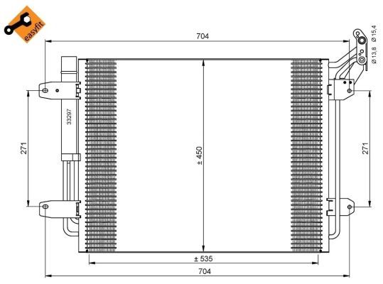 Condenser, air conditioning 35848