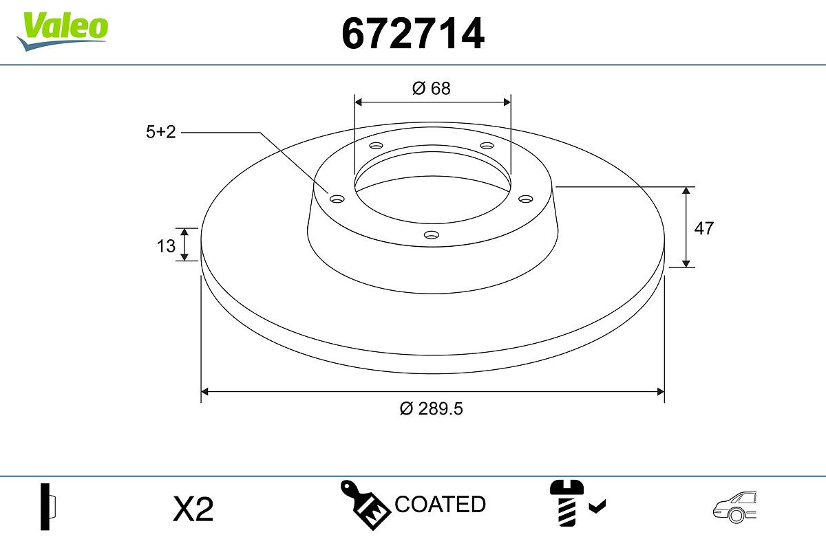 Brake Disc 672714