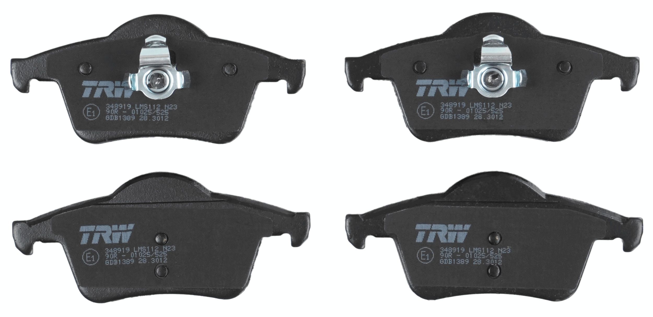 TRW DISC BRAKE PADS - TecDoc 2