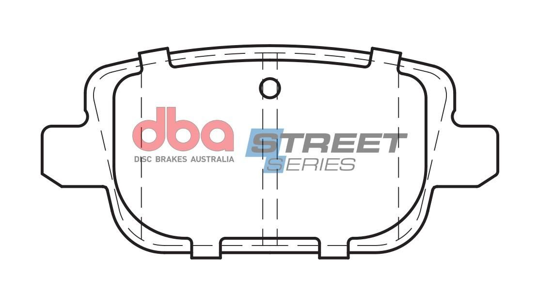 DBA SS STREET SERIES BRAKE PADS [ Ford/Landrover/Proton & Volvo 2007-2014 R ] - TecDoc Only