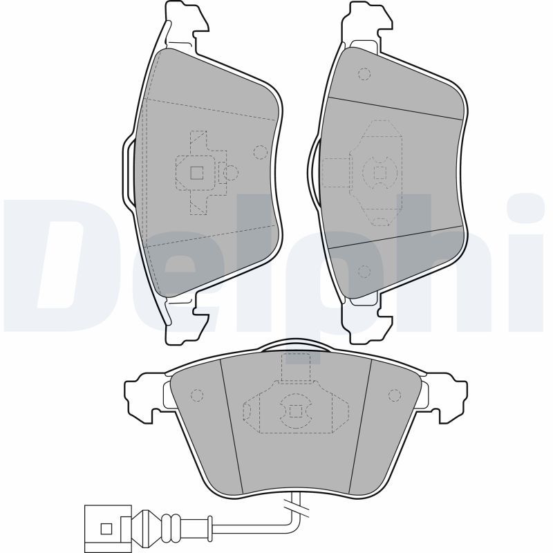 Brake Pad Set, disc brake LP1921