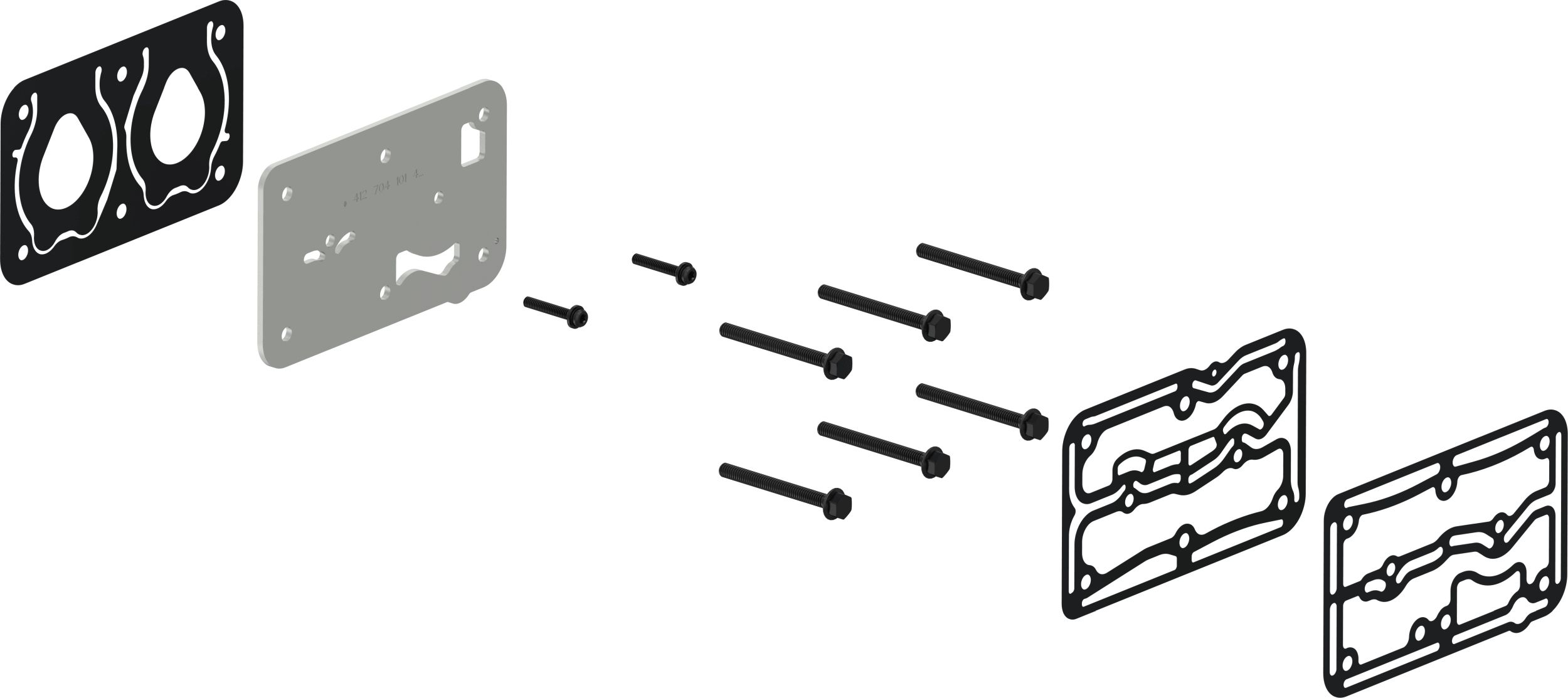 Repair kit, air compressor 4127049202