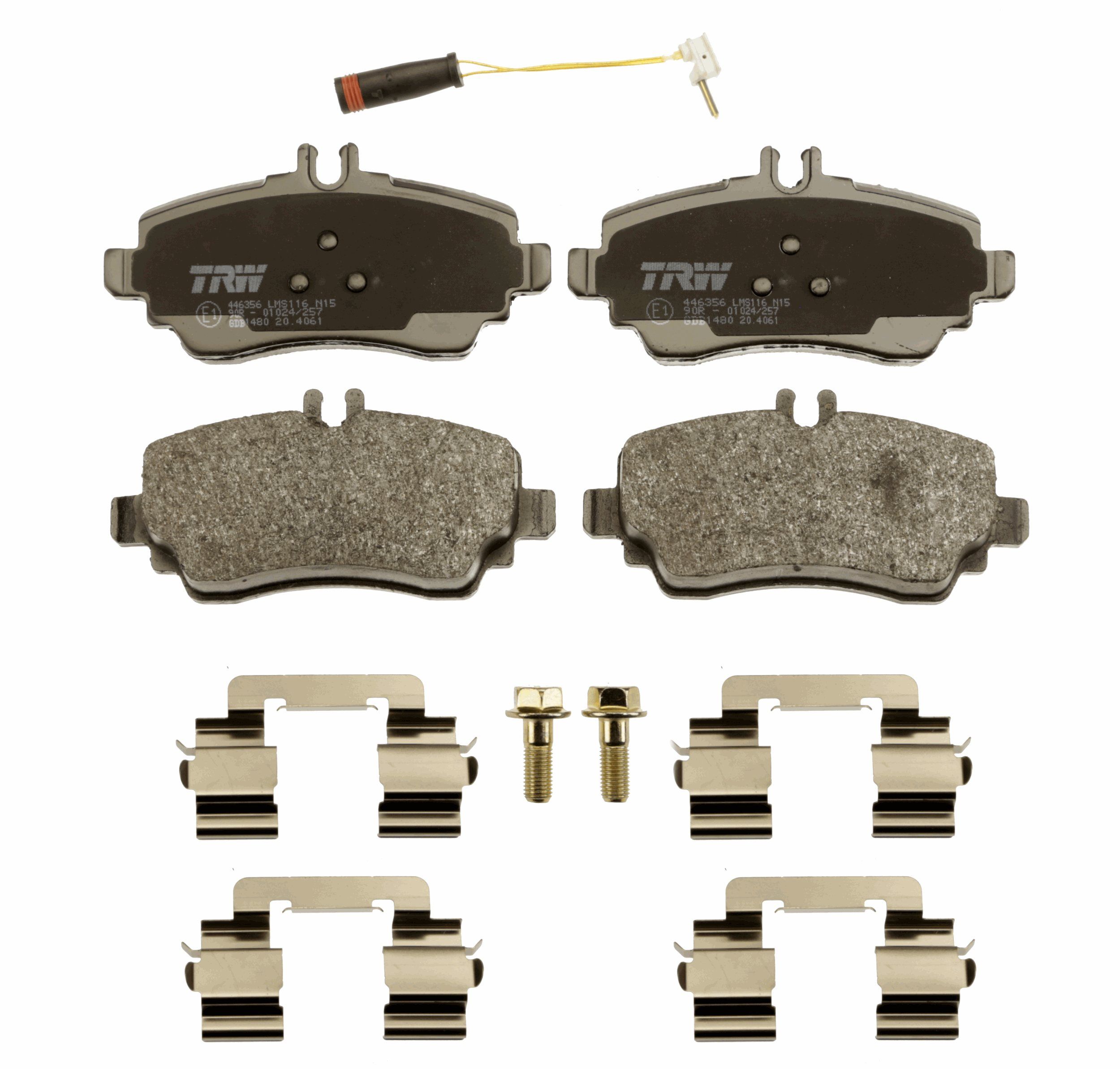 TRW DISC BRAKE PADS - TecDoc 2