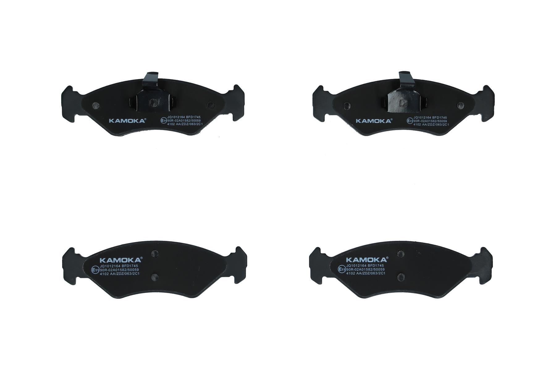 KAMOKA JQ1012164 - Bremsbelagsatz, Scheibenbremse
