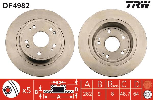 Brake Disc DF4982