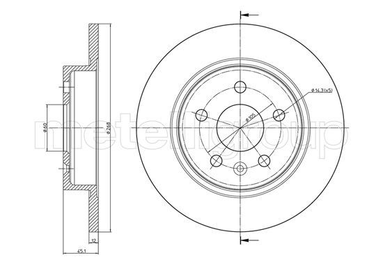 Brake Disc 23-1002C