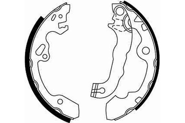 Bremsbackensatz Bremsbackensatz