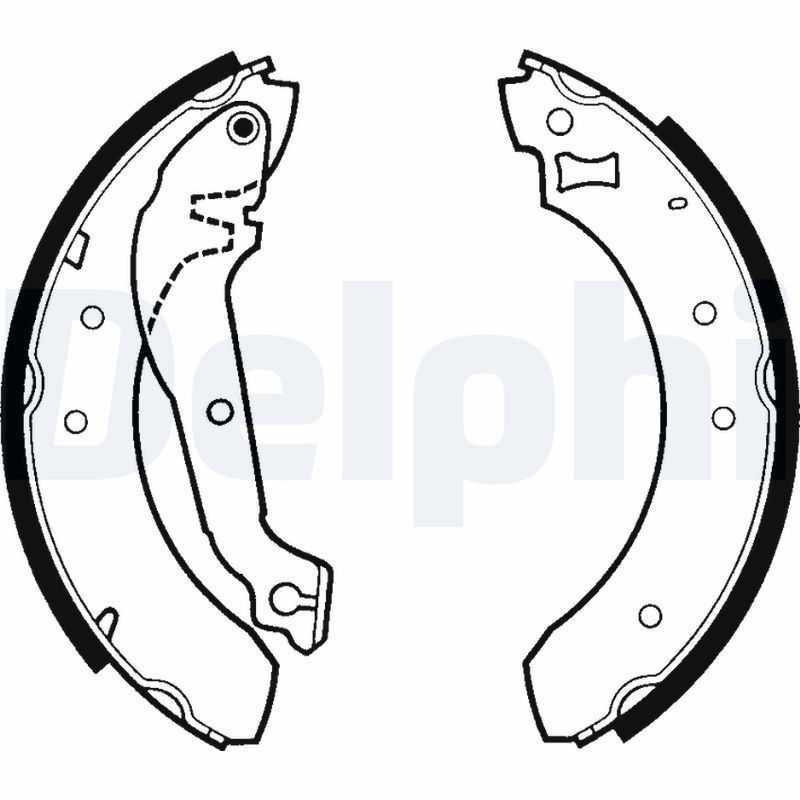 BRP BRS1268 Brake Shoe Set
