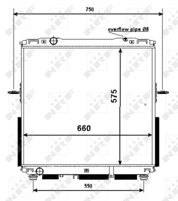 NRF 53367 Radiator, engine cooling