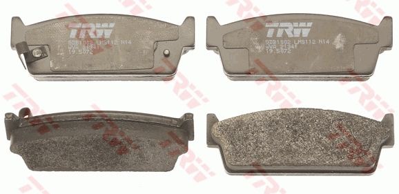 TRW DISC BRAKE PADS - TecDoc 2