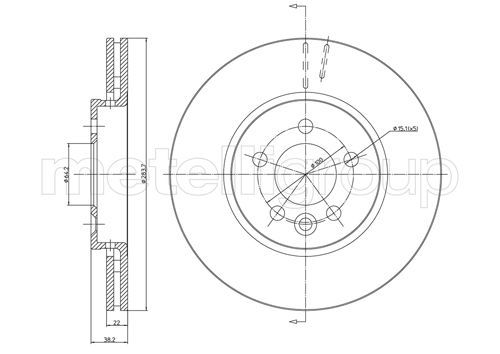 Brake Disc 23-0643