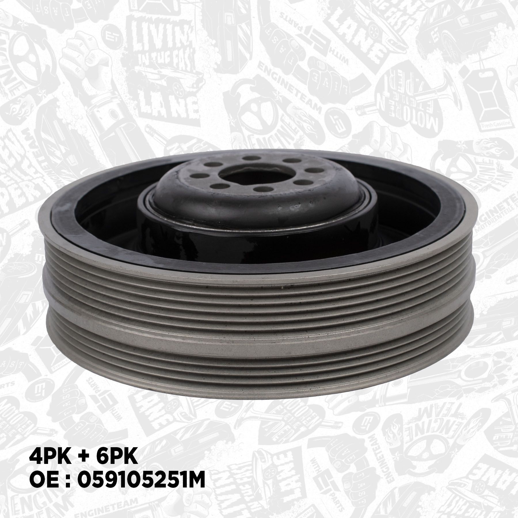 Riemenscheibe, Kurbelwelle