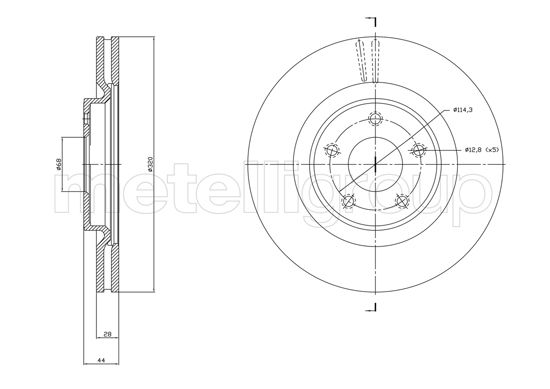 Brake Disc 23-1783C