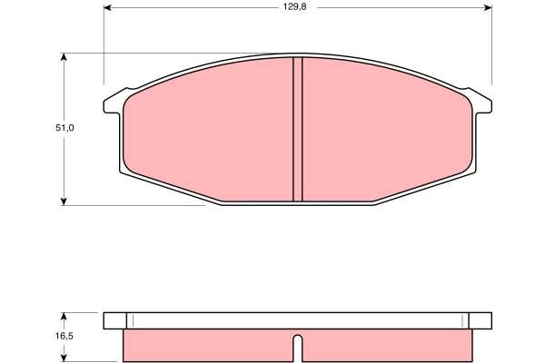 TRW DISC BRAKE PADS - TecDoc Only