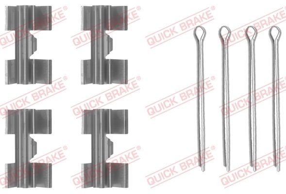 QUICK BRAKE 109-0969 - Zubeh&ouml;rsatz, Scheibenbremsbelag