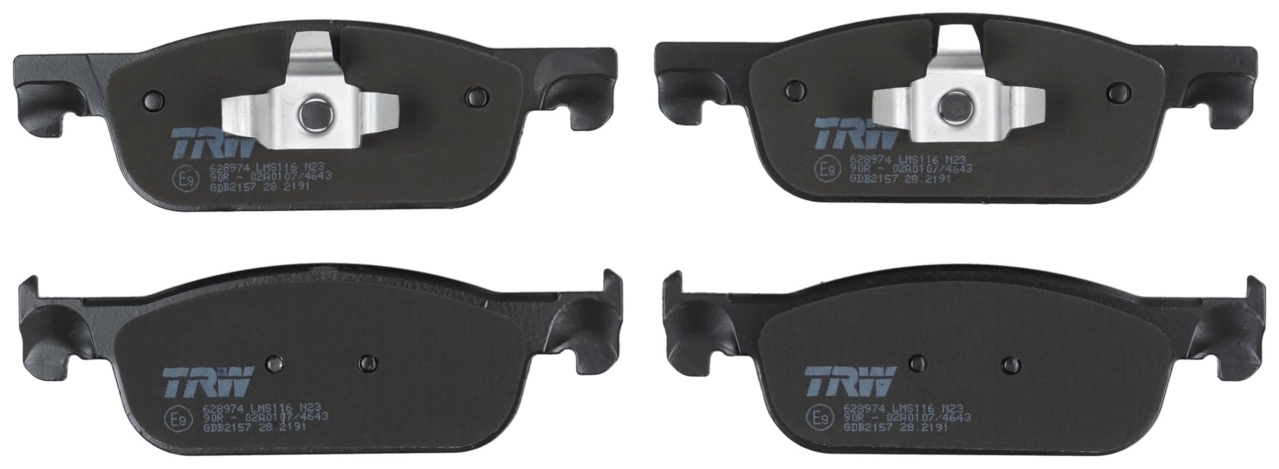 TRW DISC BRAKE PADS - TecDoc 2