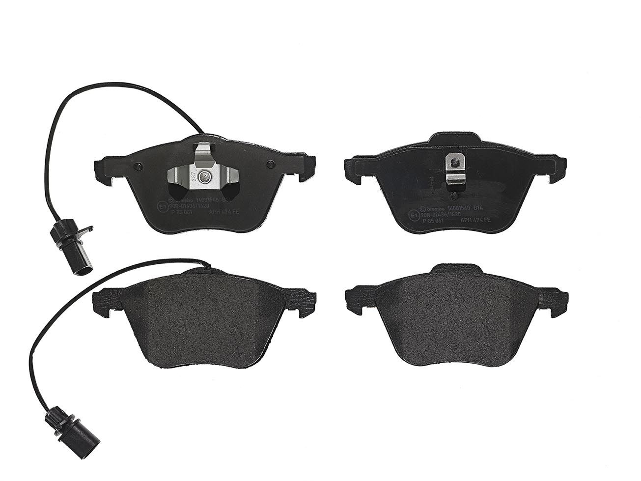 BREMBO P 85 061 - Bremsbelagsatz, Scheibenbremse PRIME LINE