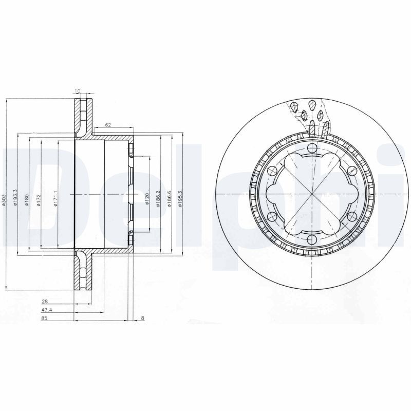 Brake Disc BG9015