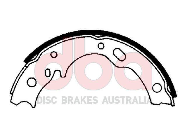 Street Series Brake Shoes [Isuzu [2Pcs] Parking Brake 190mm] - TecDoc Only