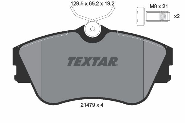 Brake Pad Set, disc brake 2147902