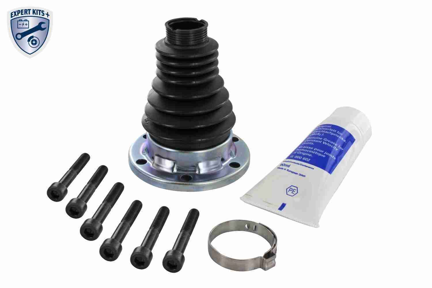 Faltenbalgsatz, Antriebswelle