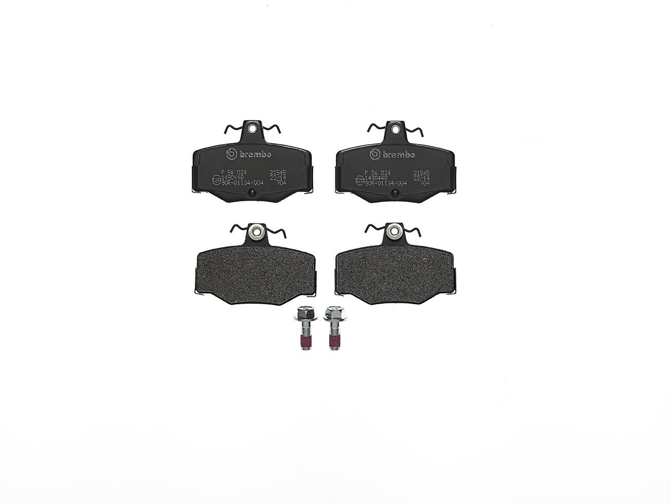 BREMBO P 56 024 - Bremsbelagsatz, Scheibenbremse PRIME LINE
